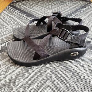 Chaco Z/1 Classic Sandal Solid Black Size 8 Used